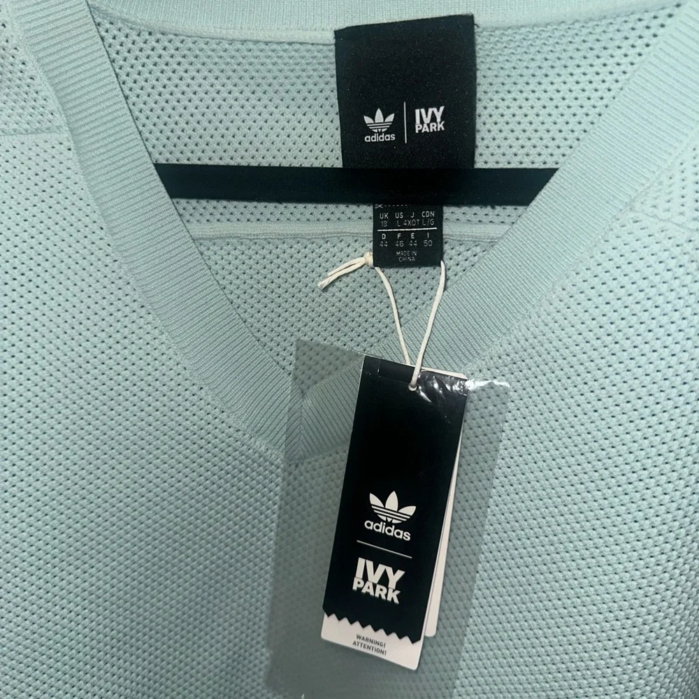 IVY PARK x ADIDAS DRIP 2 KNIT JERSEY CROP TOP - Picture 5 of 6